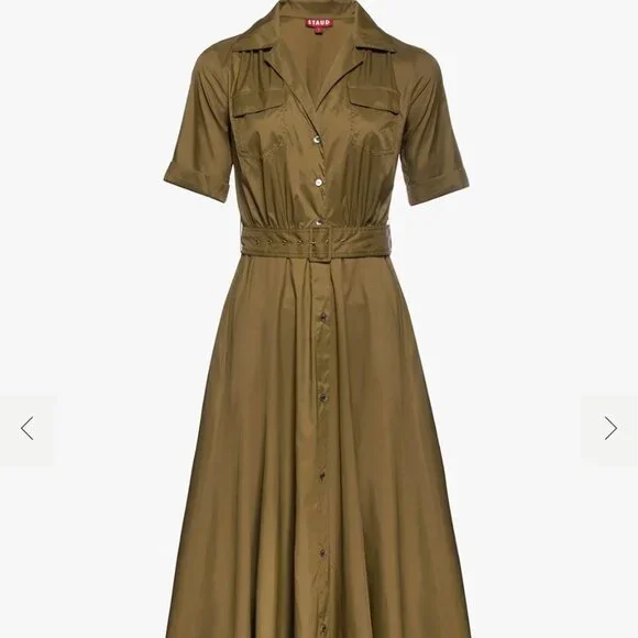 STAUD Mille Dress - Caper NWOT - Picture 8 of 13